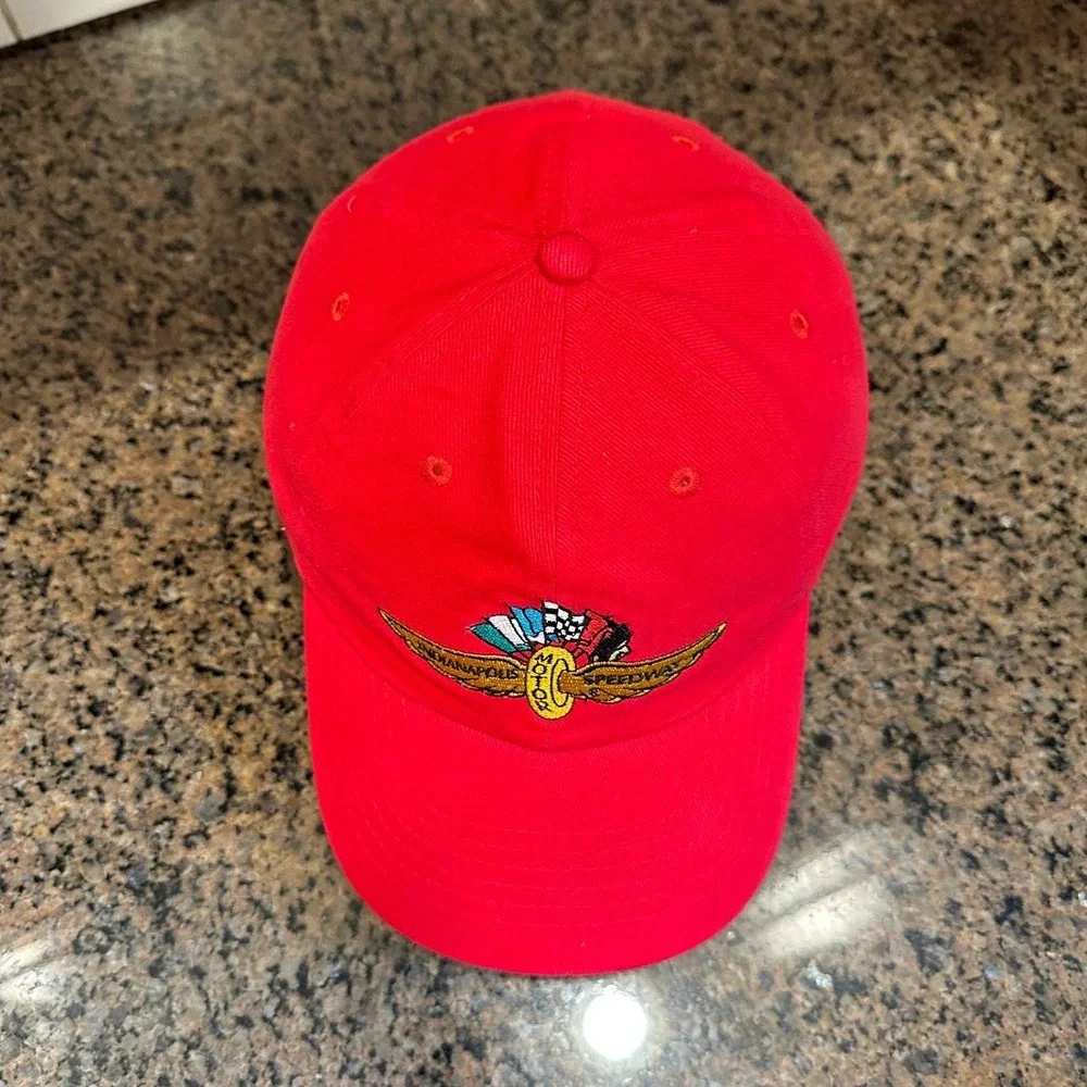 Indianapolis Motor Speedway Reebok Baseball Cap‎ Adjustable Red IMS Hat
